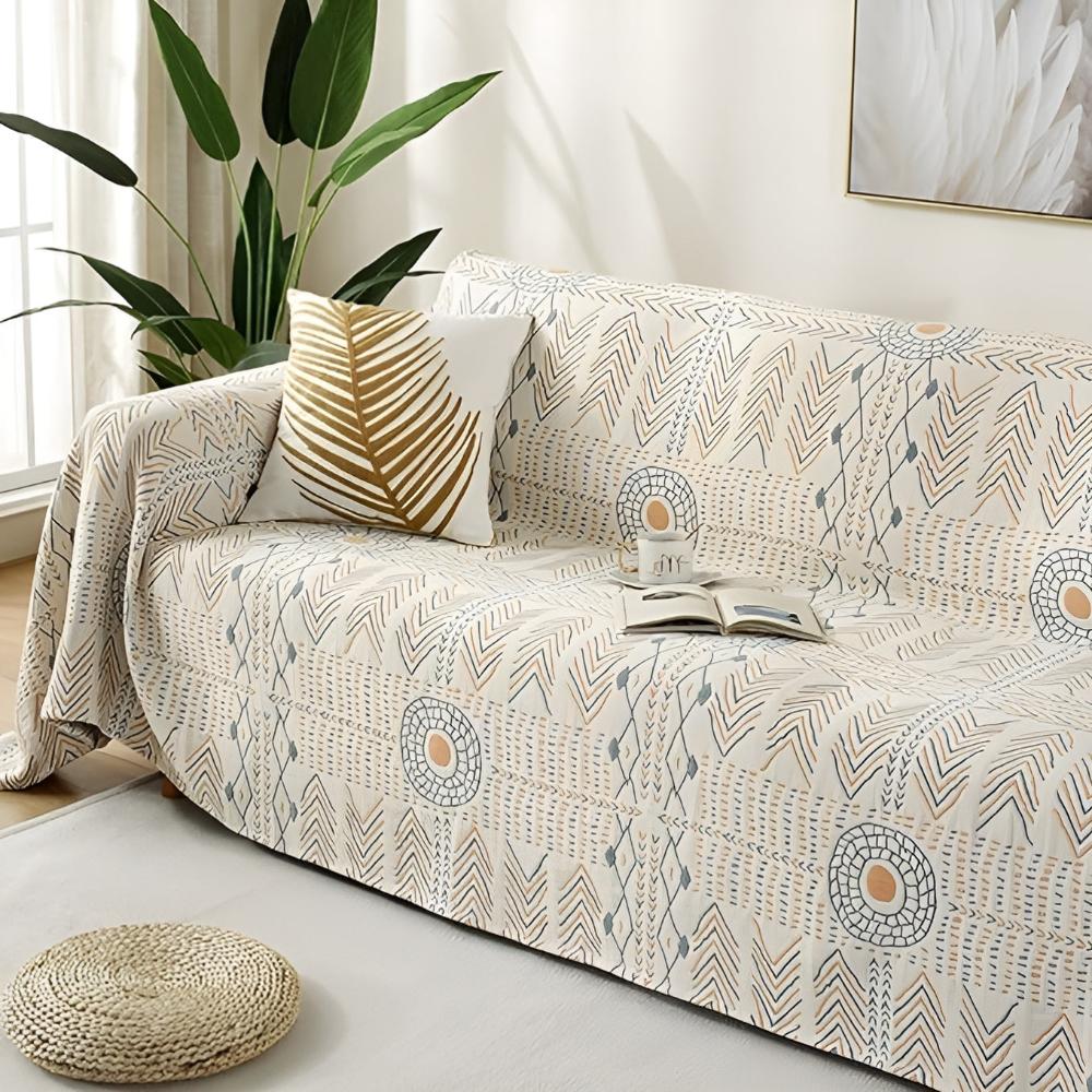 Reversible Ultra-Plush Cotton Throw Blanket