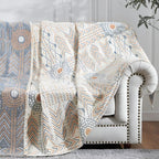 Reversible Ultra-Plush Cotton Throw Blanket