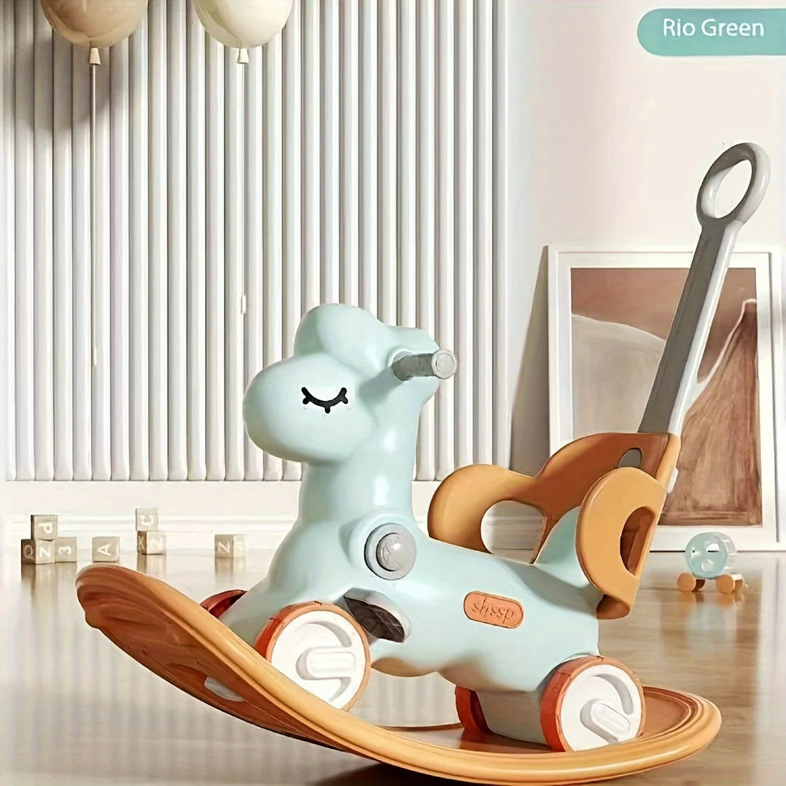 Ride-On Toy 2-in-1 Rocker & Balance Bike