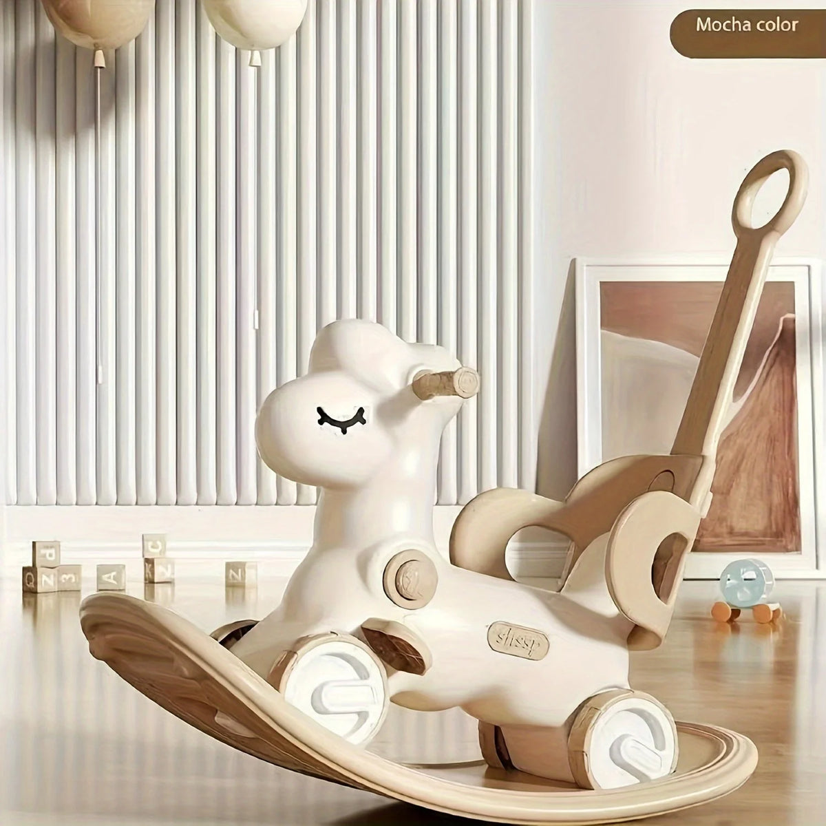 Ride-On Toy 2-in-1 Rocker & Balance Bike