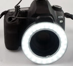 Ring Light Lens-Mounted 48 LEDs Six Adapter Rings