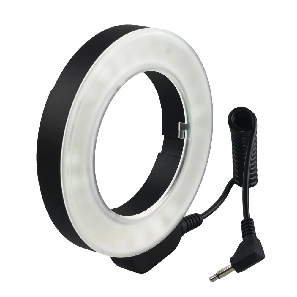 Ring Light Lens-Mounted 48 LEDs Six Adapter Rings