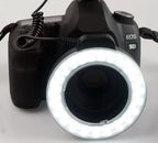 Ring Light Lens-Mounted 48 LEDs Six Adapter Rings