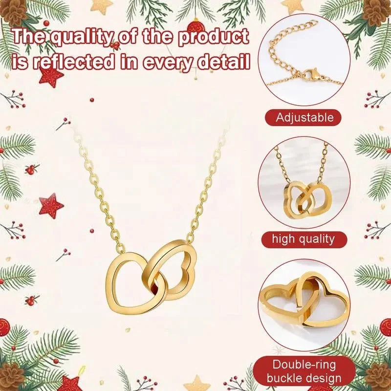 Ring & Necklace Set Unisex Rose Bear Rhinestone Pendant