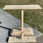 Ring Toss Game Wood & Steel Portable Indoor Outdoor