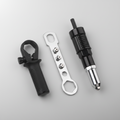 Rivet Adapter Kit Drill-Powered Interchangeable Nozzles M2.4-M4
