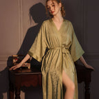 Robe Long Satin Silky Soft