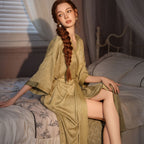 Robe Long Satin Silky Soft
