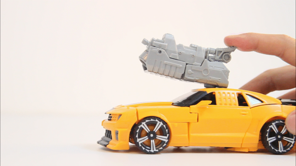 Robot Car Toy 2-in-1 Durable ABS & Battery-Free