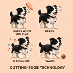 Robot Dog Toy Lifelike Movements & Sounds Remote Control