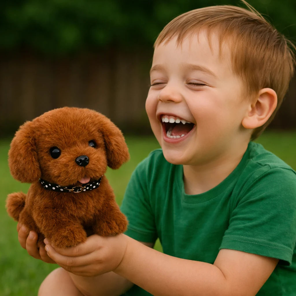 Robot Dog Toy Plush Interactive Walking & Barking