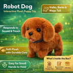 Robot Dog Toy Plush Interactive Walking & Barking