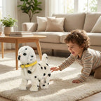 Robot Dog Toy Plush Walks Wags & Barks