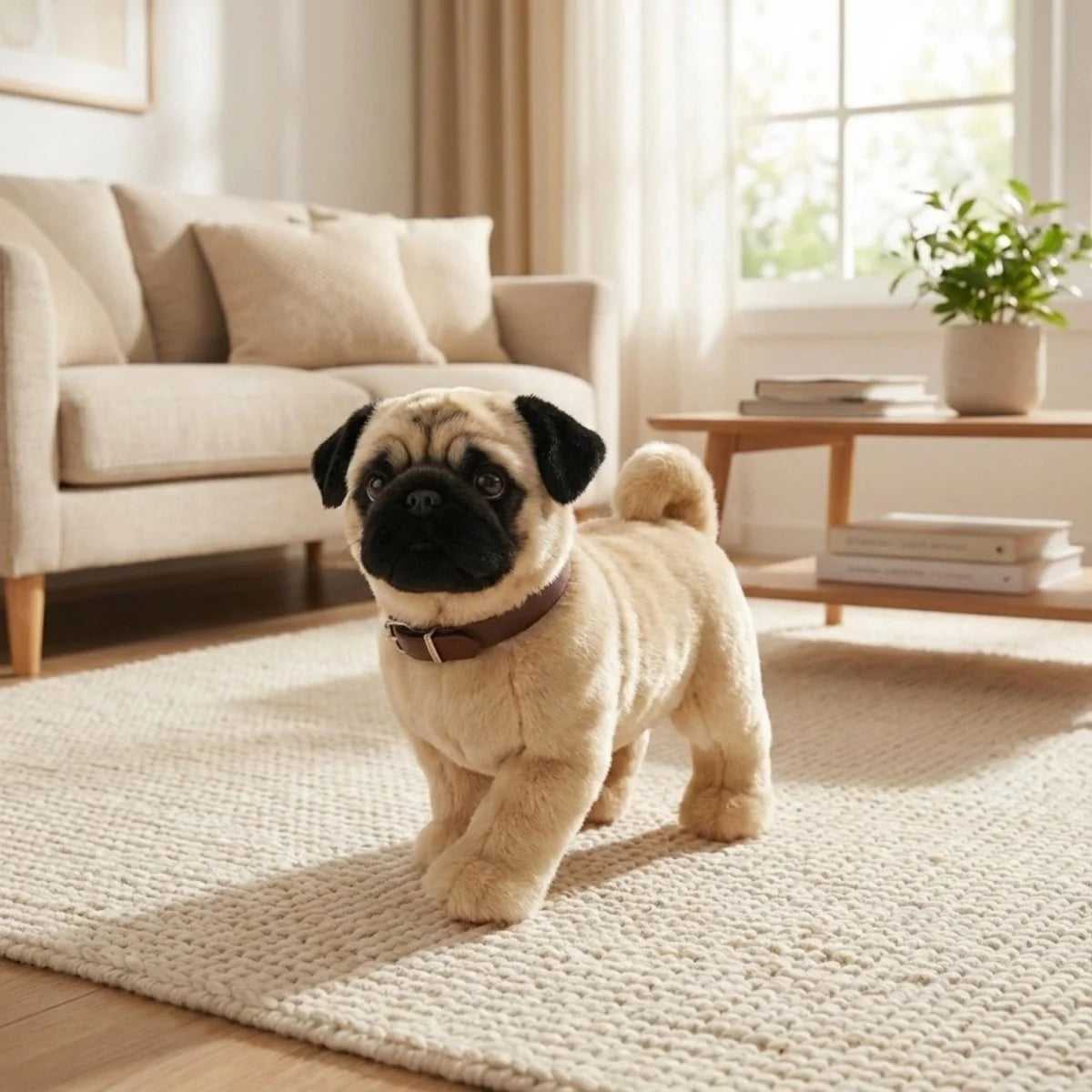 Robot Dog Toy Soft Plush Walking & Barking