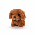 Robot Dog Toy Walking & Barking Touch-Responsive Plush Cover