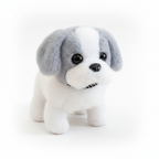 Robot Dog Toy Walking & Barking Touch-Responsive Plush Cover
