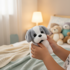 Robot Dog Toy Walking & Barking Touch-Responsive Plush Cover