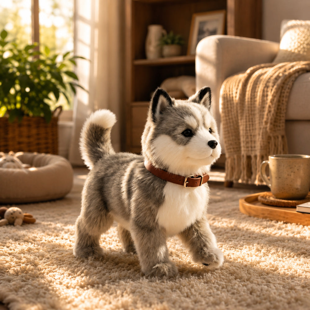 Robot Dog Toy Walking & Tail-Wagging Touch-Responsive