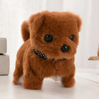 Robot Puppy Toy Walking & Barking Plush Travel Size
