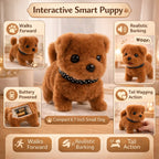 Robot Puppy Toy Walking & Barking Plush Travel Size