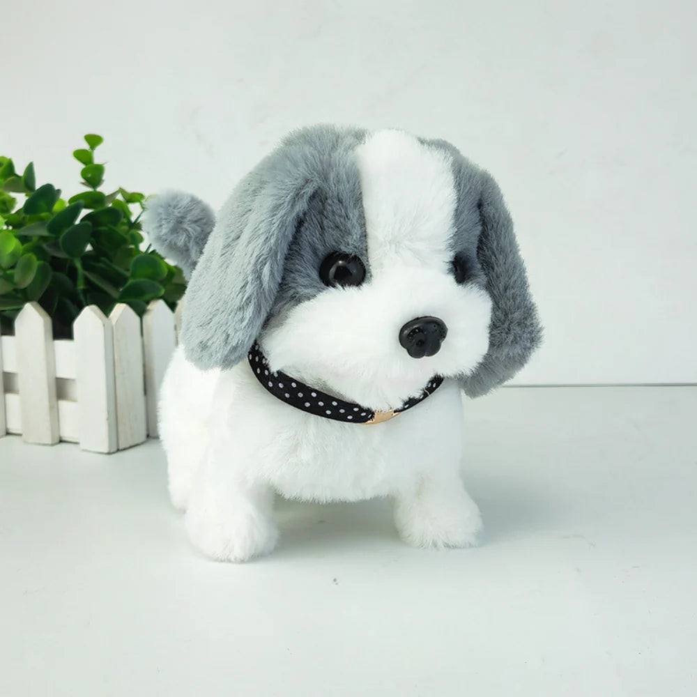 Robot Puppy Toy Walking & Barking Plush Travel Size