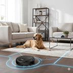 Robot Vacuum Cleaner Smart Navigation HEPA Filtration Ultra-Quiet