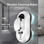 Robot Window Cleaner AI Path Mapping 5600Pa Suction