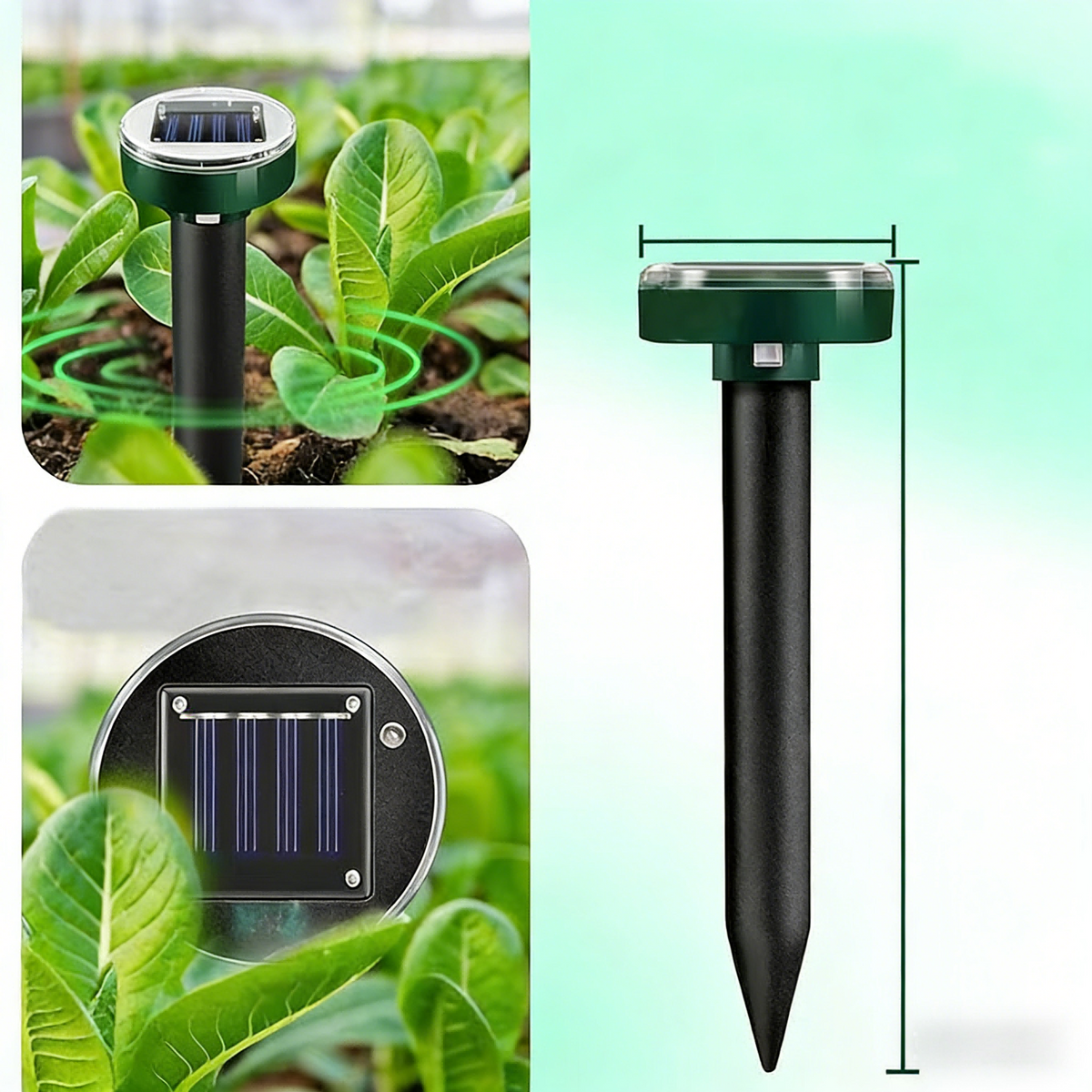 Rodent Repellent Solar Powered Ultrasonic Variable Frequency