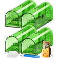 Rodent Trap Humane No-Touch Release Clear & Ventilated Housing