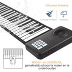 Roll-Up Piano 88 Keys Silicone Headphone & USB