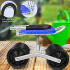 Rolling Garden Seat Ergonomic 360-Degree Swivel & Adjustable Height
