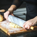 Rolling Pin Marble Surface & Wooden Handles