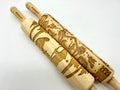 Rolling Pin Nativity Embossed 10-Inch Wood
