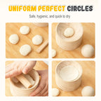 Rolling Pin Wooden Polished Non-Stick Ergonomic Handles