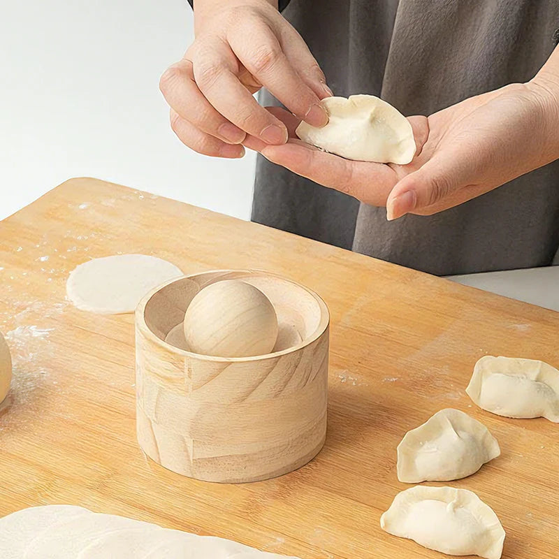 Rolling Pin Wooden Polished Non-Stick Ergonomic Handles