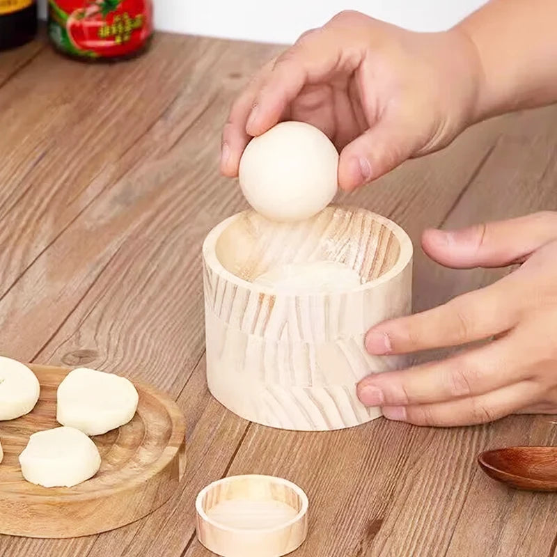 Rolling Pin Wooden Polished Non-Stick Ergonomic Handles
