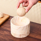 Rolling Pin Wooden Polished Non-Stick Ergonomic Handles