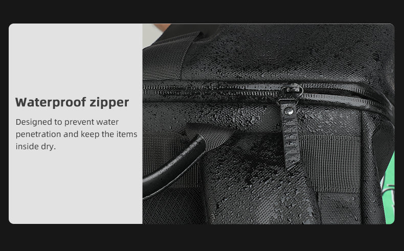 Rolltop Backpack Expandable Water-Repellent Anti-Theft Pocket