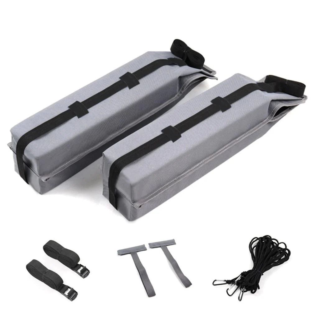Roof Rack Pads Cushioned Foam Anti-Slip & Quick-Release Straps