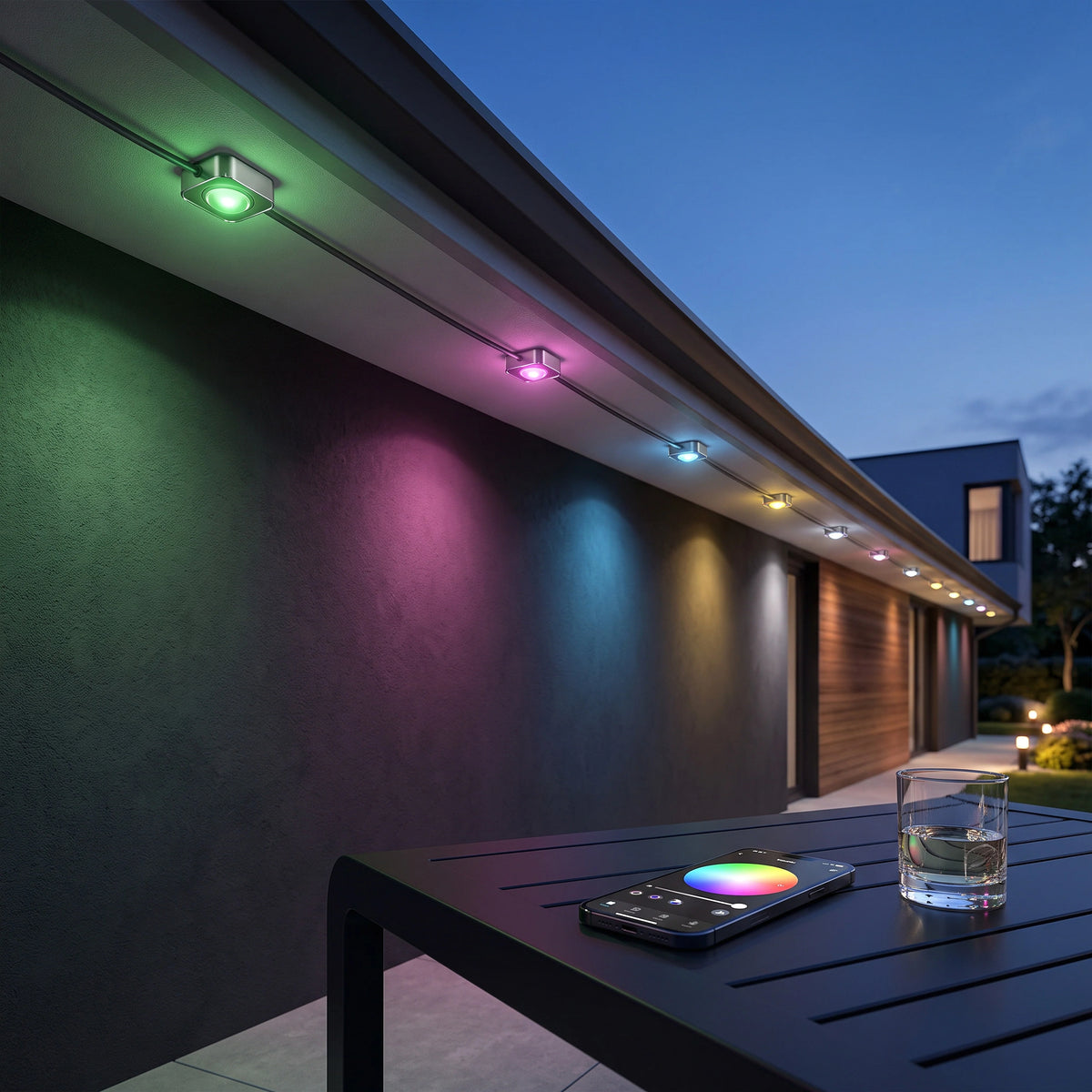 Roofline Light Strand 100 Foot RGBICW App Control