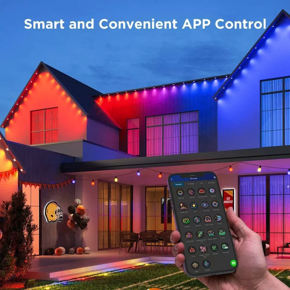 Roofline Light Strand 100 Foot RGBICW App Control