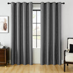 Room-Darkening Gleaming Wave Blackout Curtain (Grommet Top)