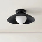 Rose Copper Dimmable Integrated LED Flush Mount Ceiling Light