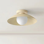 Rose Copper Dimmable Integrated LED Flush Mount Ceiling Light