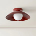 Rose Copper Dimmable Integrated LED Flush Mount Ceiling Light