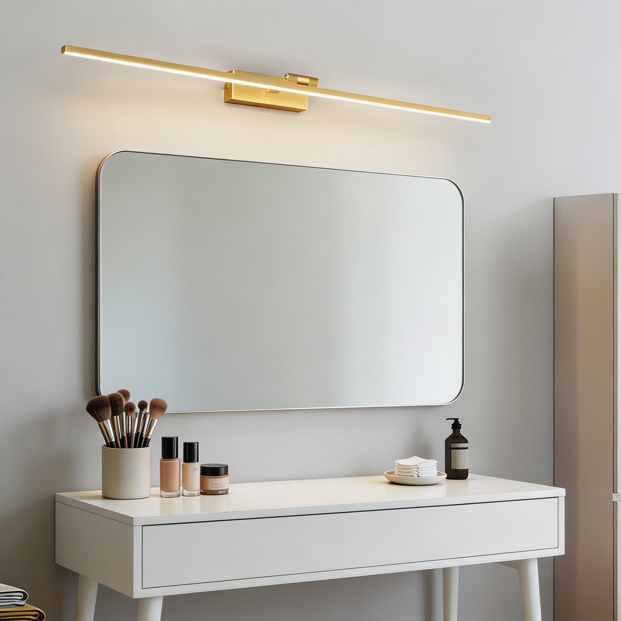 Rotatable LED Color-Adjustable Vanity Light Bar