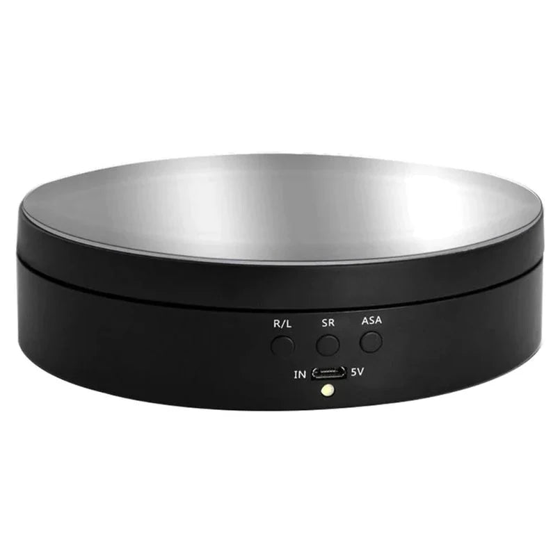 Rotating Display Stand 360-Degree Quiet Motor Dual Power