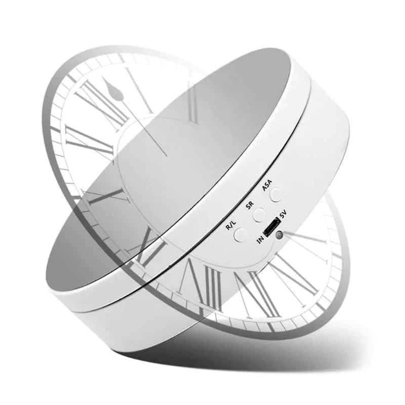 Rotating Display Stand 360-Degree Quiet Motor Dual Power