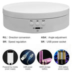 Rotating Display Stand 360-Degree Quiet Motor Dual Power
