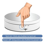 Rotating Display Stand 360-Degree Quiet Motor Dual Power